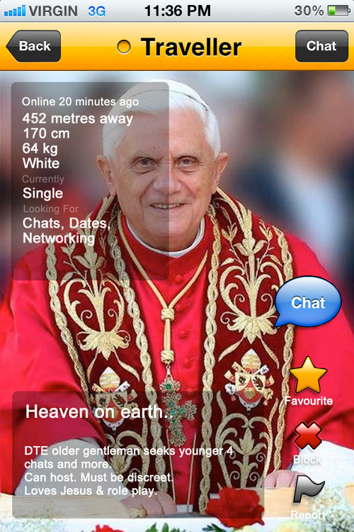 The Pope Grindr